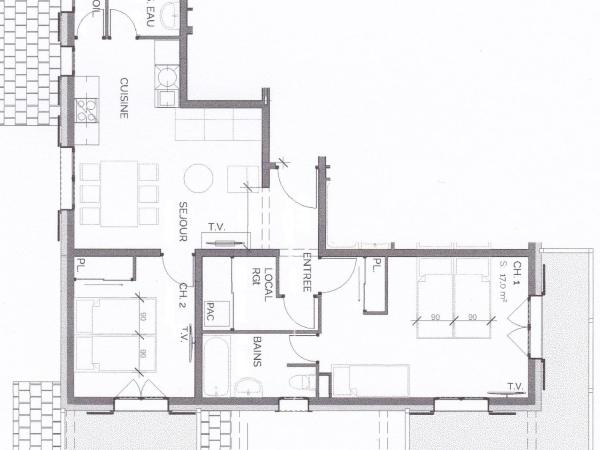 Résidence Frond'Neige : photo 4 de la chambre appartement 2 chambres
