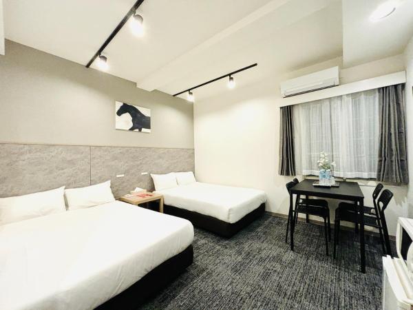 嵐 Hotel Arashi 心斎橋店 : photo 8 de la chambre chambre avec 2 grands lits queen-size 