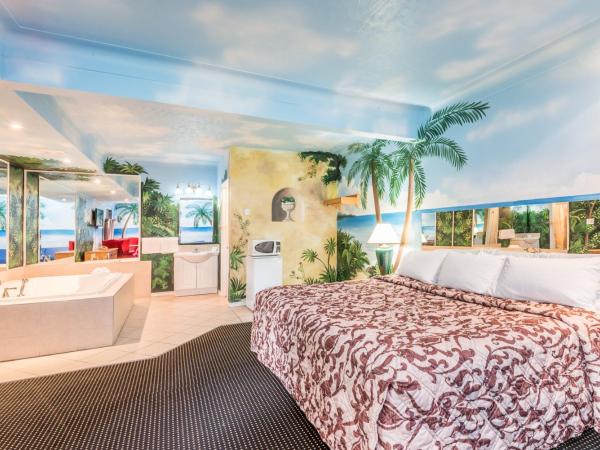 Knights Inn London Ontario : photo 2 de la chambre chambre lit king-size avec bain à remous - non-fumeurs