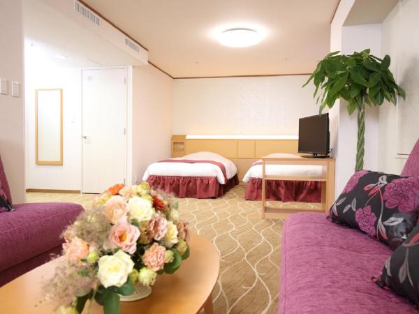 Hotel Awina Osaka : photo 5 de la chambre chambre de luxe lits jumeaux avec 2 canapés-lits - non-fumeurs