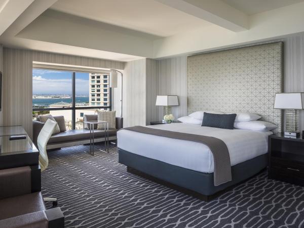 Manchester Grand Hyatt San Diego : photo 4 de la chambre chambre lit king-size pour personnes à mobilité réduite avec douche accessible aux personnes à mobilité réduite