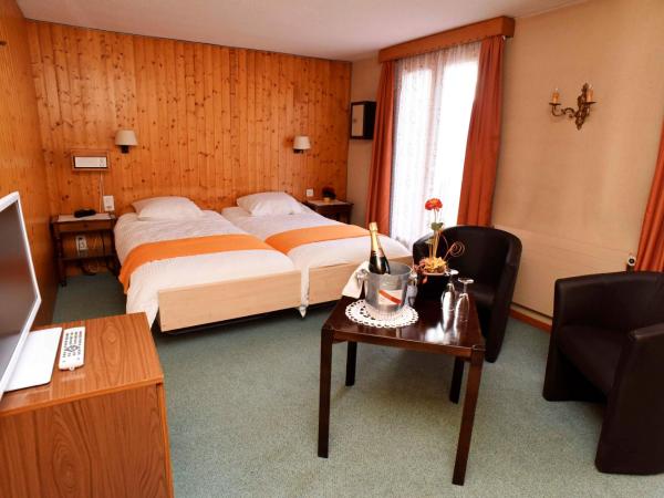 Hotel de la Poste Verbier : photo 5 de la chambre chambre lits jumeaux - sud

