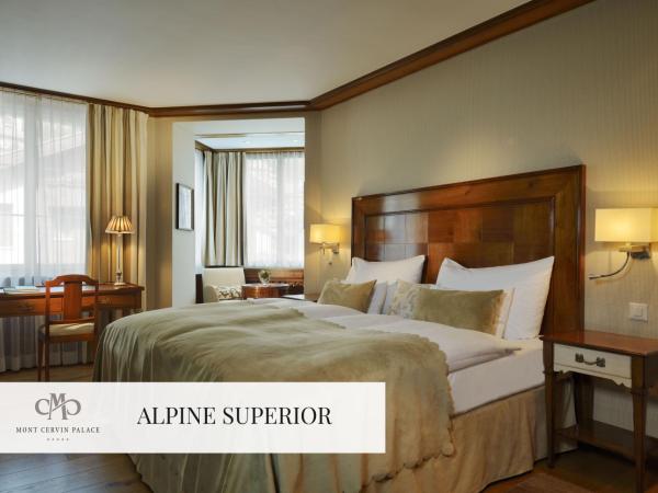 Mont Cervin Palace : photo 2 de la chambre chambre double ou lits jumeaux suprieure alpine