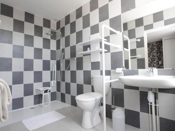 Hotel Anne De Bretagne BLOIS : photo 3 de la chambre chambre double pmr (rez-de-chaussée sur rue) - 14 m²