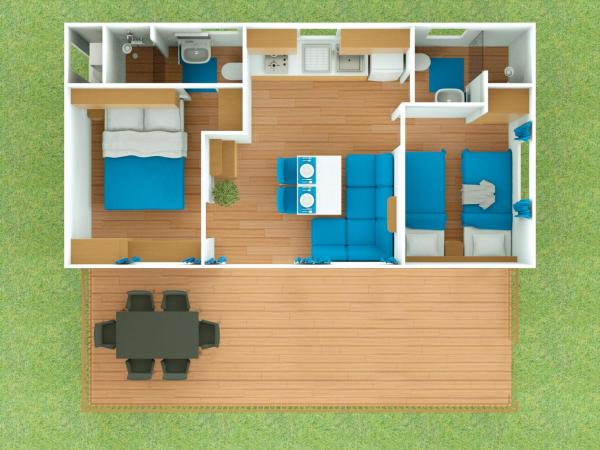 Camping Brioni : photo 5 de la chambre brioni superior home for 4+2 seaside