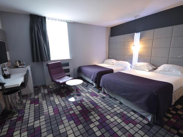 Kyriad Prestige Dijon Centre : photo 1 de la chambre chambre avec 2 grands lits queen-size 