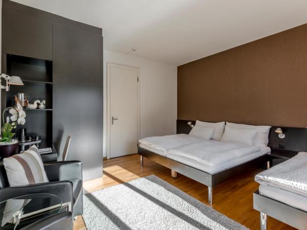 Boutique Hotel KARL : photo 6 de la chambre chambre triple avec balcon - vue sur rivière et montagne