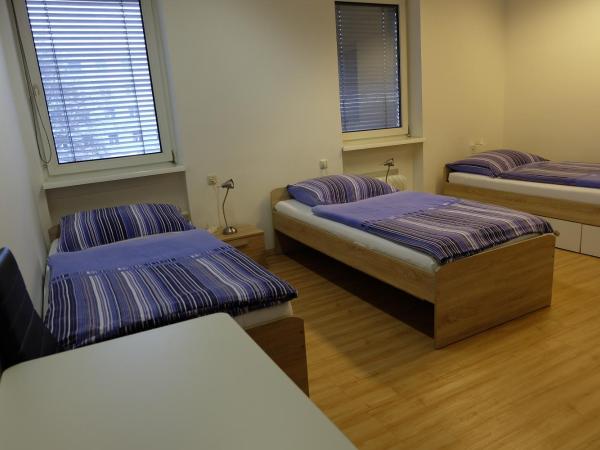 Montagehotel Bed & Steel : photo 4 de la chambre chambre triple Économique avec salle de bains commune