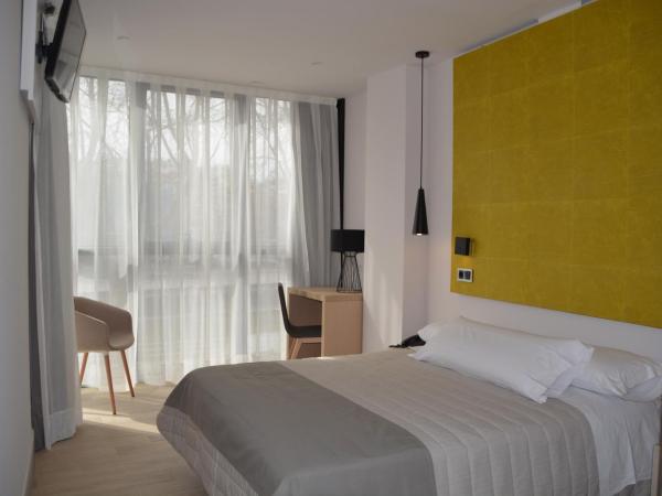 Hotel Bilbao Plaza : photo 10 de la chambre chambre double ou lits jumeaux avec vue