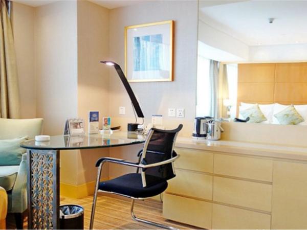 Jin Jiang Tower : photo 5 de la chambre chambre double deluxe - vue sur ville