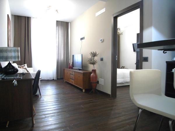 Aparthotel Dei Mercanti : photo 5 de la chambre appartement marron