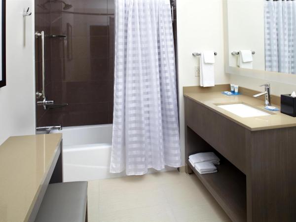 Hyatt House Pittsburgh Bloomfield Shadyside : photo 4 de la chambre suite 1 chambre lit king-size avec cuisine et canapé-lit