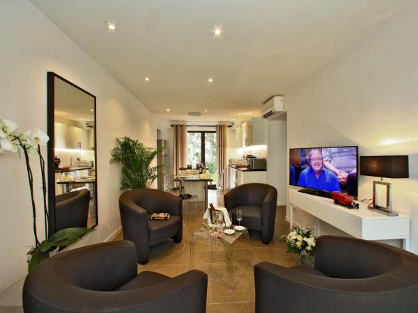 Les Jardins du Porche : photo 1 de la chambre appartement 2 chambres supérieur avec jardin privatif