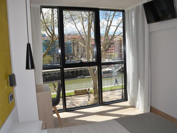 Hotel Bilbao Plaza : photo 3 de la chambre chambre double ou lits jumeaux avec vue