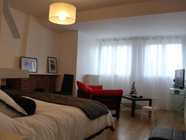 Au Coeur De Beauvais : photo 4 de la chambre suite supérieure lit king-size