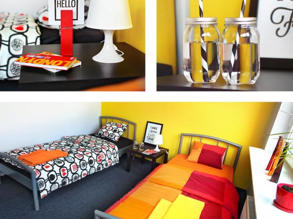 HELLO Gdynia Hostel : photo 1 de la chambre chambre lits jumeaux standard avec salle de bains commune