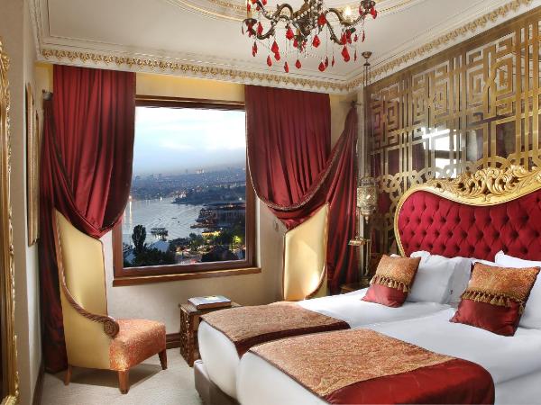 Daru Sultan Hotels Galata : photo 6 de la chambre chambre de luxe - vue sur corne d'or