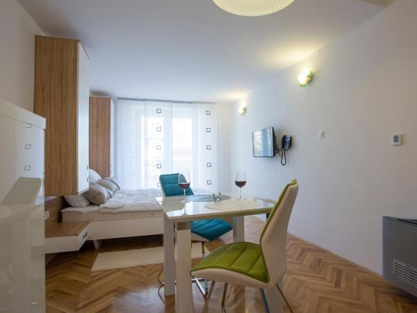 Adrion Aparthotel : photo 4 de la chambre studio avec vue sur jardin