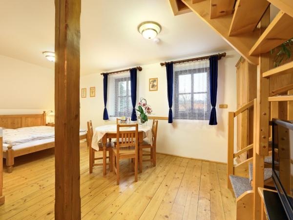 Penzion Tilia : photo 2 de la chambre chambre quintuple en duplex 