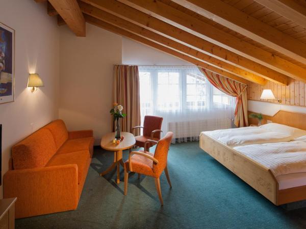 Hotel Cheminee : photo 2 de la chambre chambre double supérieure avec vue sur le mont cervin