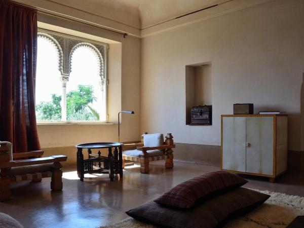 Ksar Char-Bagh Small Luxury Hotels : photo 8 de la chambre grande suite harim avec terrasse privée