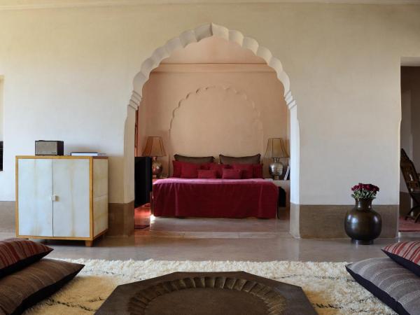 Ksar Char-Bagh Small Luxury Hotels : photo 9 de la chambre grande suite harim avec terrasse privée