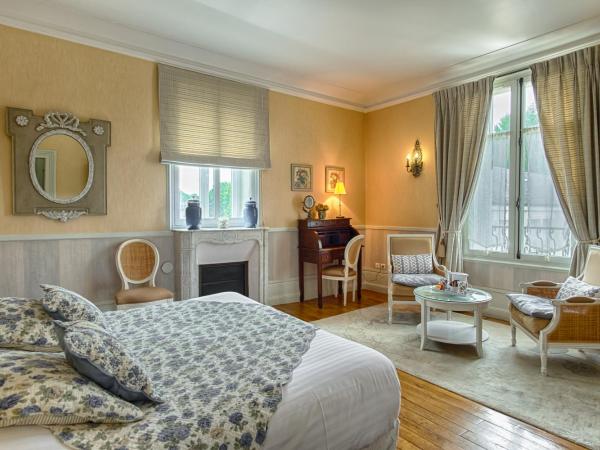 Manoir Du Parc (Adults only) : photo 9 de la chambre chambre lit queen-size - vue sur jardin - manoir