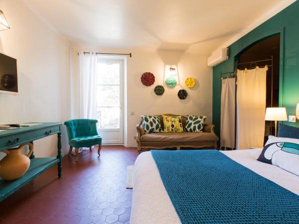 Le Jardin d'Emile : photo 2 de la chambre chambre double avec lit d'appoint - vue sur le jardin