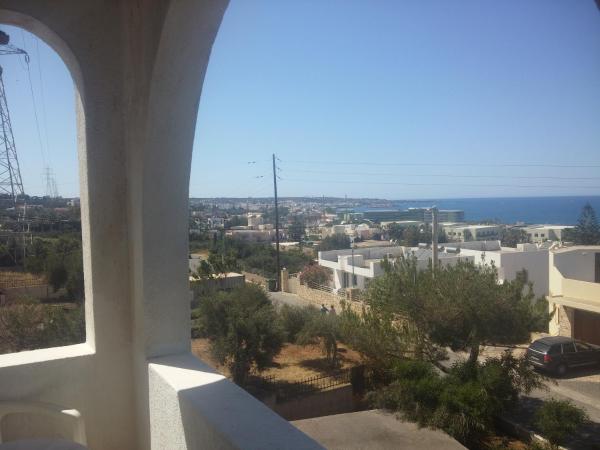Dimitra Hotel : photo 2 de la chambre chambre double ou lits jumeaux - vue partielle sur mer