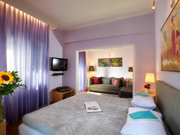 Pefka Hotel : photo 1 de la chambre chambre cocomat exécutive (4 adultes)