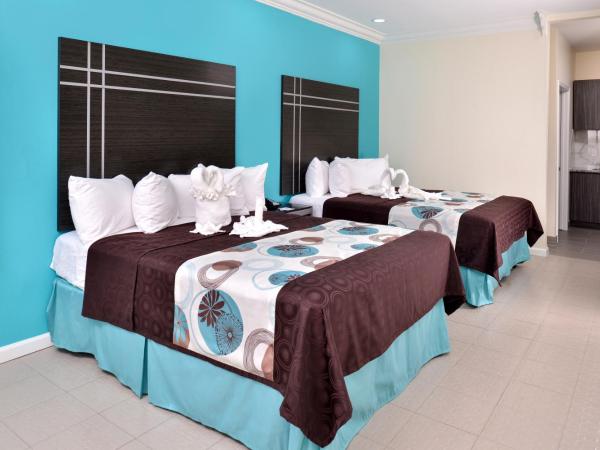 Americas Best Value Inn & Suites - Houston/Hwy 6 & Westpark : photo 2 de la chambre chambre avec 2 grands lits queen-size
