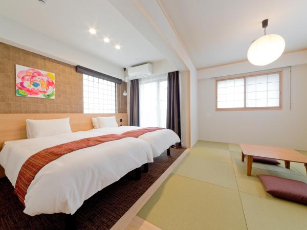 M's Inn Higashiyama : photo 1 de la chambre chambre lits jumeaux de luxe avec tatami