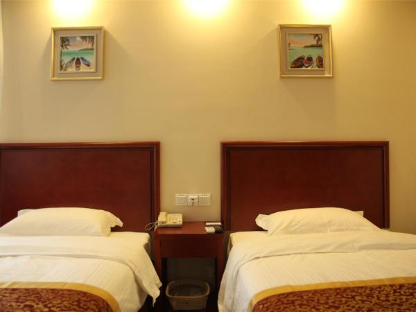 GreenTree Inn Shanghai FTA Waigaoqiao Free Trade Zone North Subway Station Shell Hotel : photo 5 de la chambre chambre lits jumeaux standard - citoyens chinois continentaux