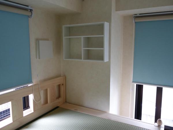 Guesthouse WIND VILLA Kyoto : photo 6 de la chambre chambre avec lits superposés et salle de bains commune