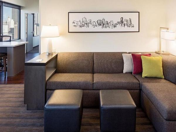 Hyatt House New Orleans Downtown : photo 8 de la chambre suite 1 chambre lit king-size avec vue