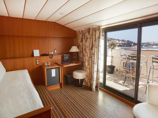 Welcome Hotel : photo 5 de la chambre suite cabine de yacht avec terrasse - vue sur mer