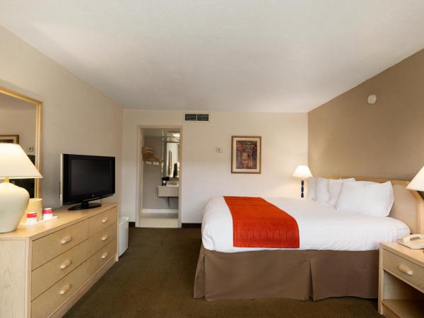 Ramada by Wyndham Kissimmee Gateway - Free Theme Park Shuttle : photo 3 de la chambre chambre standard avec lit king-size