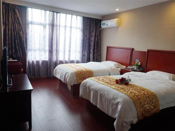 GreenTree Inn Tianjin Jinnan National Convention and Exhibition Center Nanhuan Road : photo 1 de la chambre chambre affaires lits jumeaux