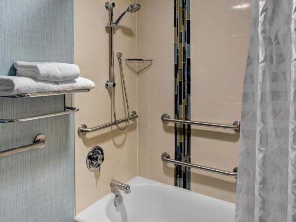 Hyatt Place Memphis Primacy Parkway : photo 9 de la chambre chambre lit king-size pour personnes à mobilité réduite avec canapé-lit et baignoire adaptée