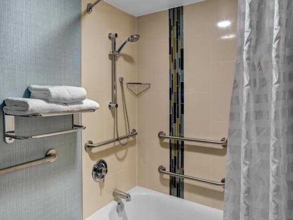 Hyatt Place Memphis Primacy Parkway : photo 1 de la chambre chambre lit king-size pour personnes à mobilité réduite avec canapé-lit et baignoire adaptée