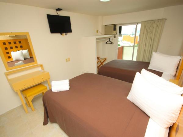 Hotel Posada del Carmen : photo 4 de la chambre chambre double avec 2 lits doubles