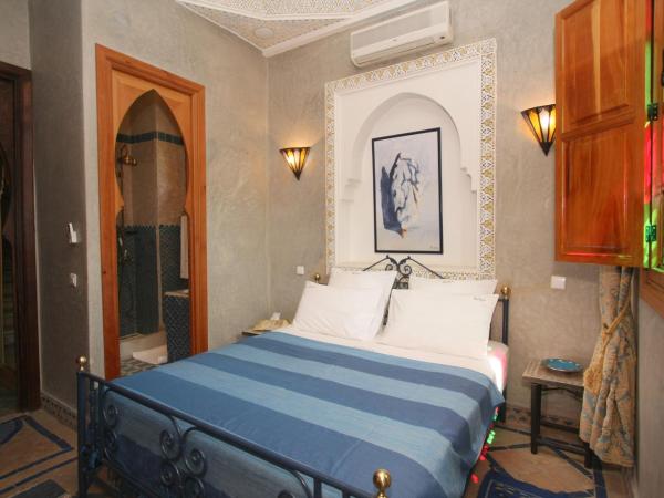 Riad Mazal : photo 6 de la chambre chambre double bleue