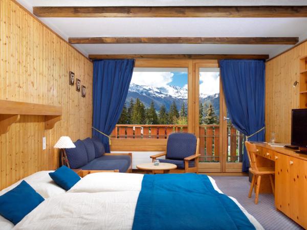 Hotel La Prairie : photo 6 de la chambre chambre double - vue sur montagne