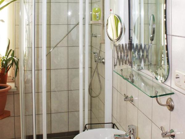 Pension Pieschen Dresden : photo 3 de la chambre chambre simple avec toilettes et douche communes
