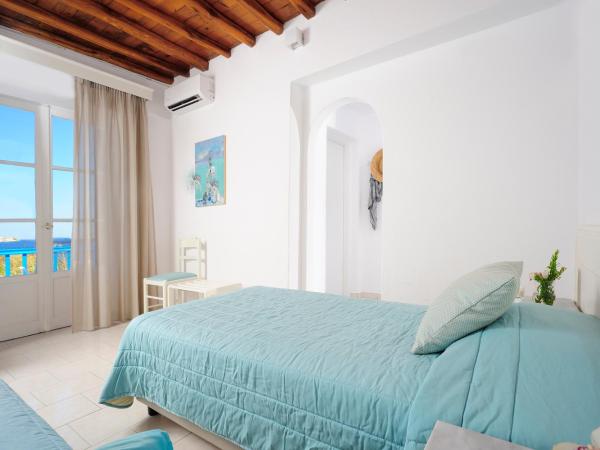 Mykonos Beach Hotel : photo 7 de la chambre chambre double ou lits jumeaux - vue sur mer