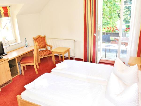 Hotel Alttolkewitzer Hof : photo 2 de la chambre chambre double deluxe avec balcon