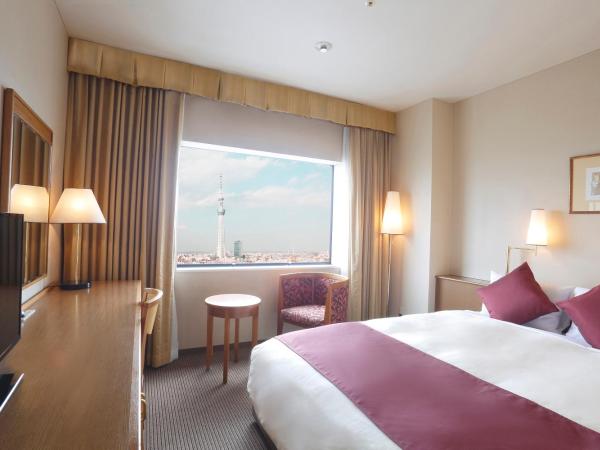 Dai-ichi Hotel Ryogoku : photo 5 de la chambre chambre double premium - vue sur skytree - non-fumeurs