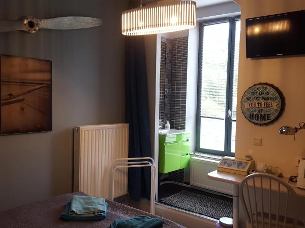 B&B Le Bonimenteur : photo 8 de la chambre aéroport - chambre double avec salle de bains privative