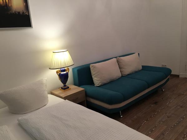 Hotel-Pension Adamshof : photo 6 de la chambre appartement confort avec cuisine et salle de bains privative