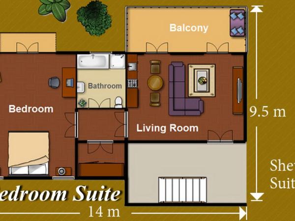 Shewe Wana Suite Resort : photo 8 de la chambre suite 1 chambre avec baignoire spa